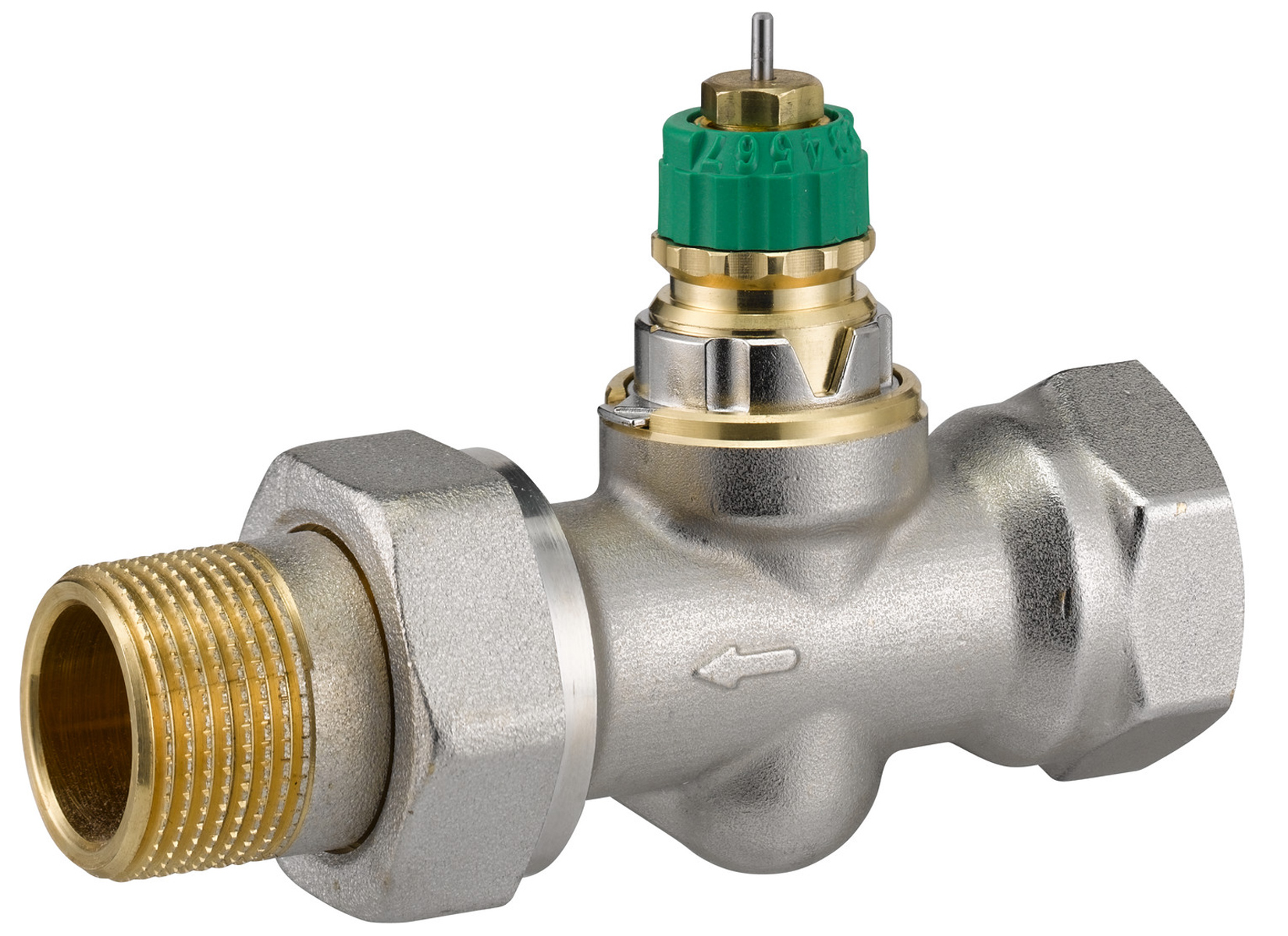 DANFOSS THERMOSTATVENTIL RA-DV 3/4\" DURCHGANG HEIZKORPERVENTIL 013G7725 ...