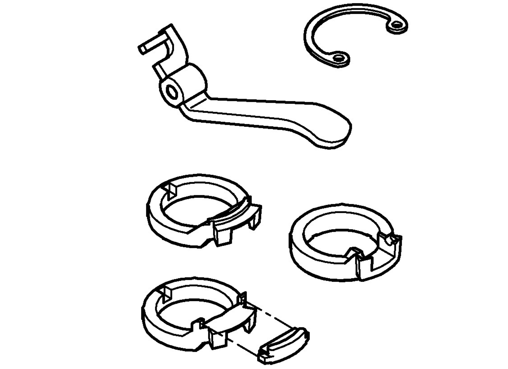 Grohe Euromix Hebel Betätigungshebel Ersatzteil Hebelgriff Ersatzhebel