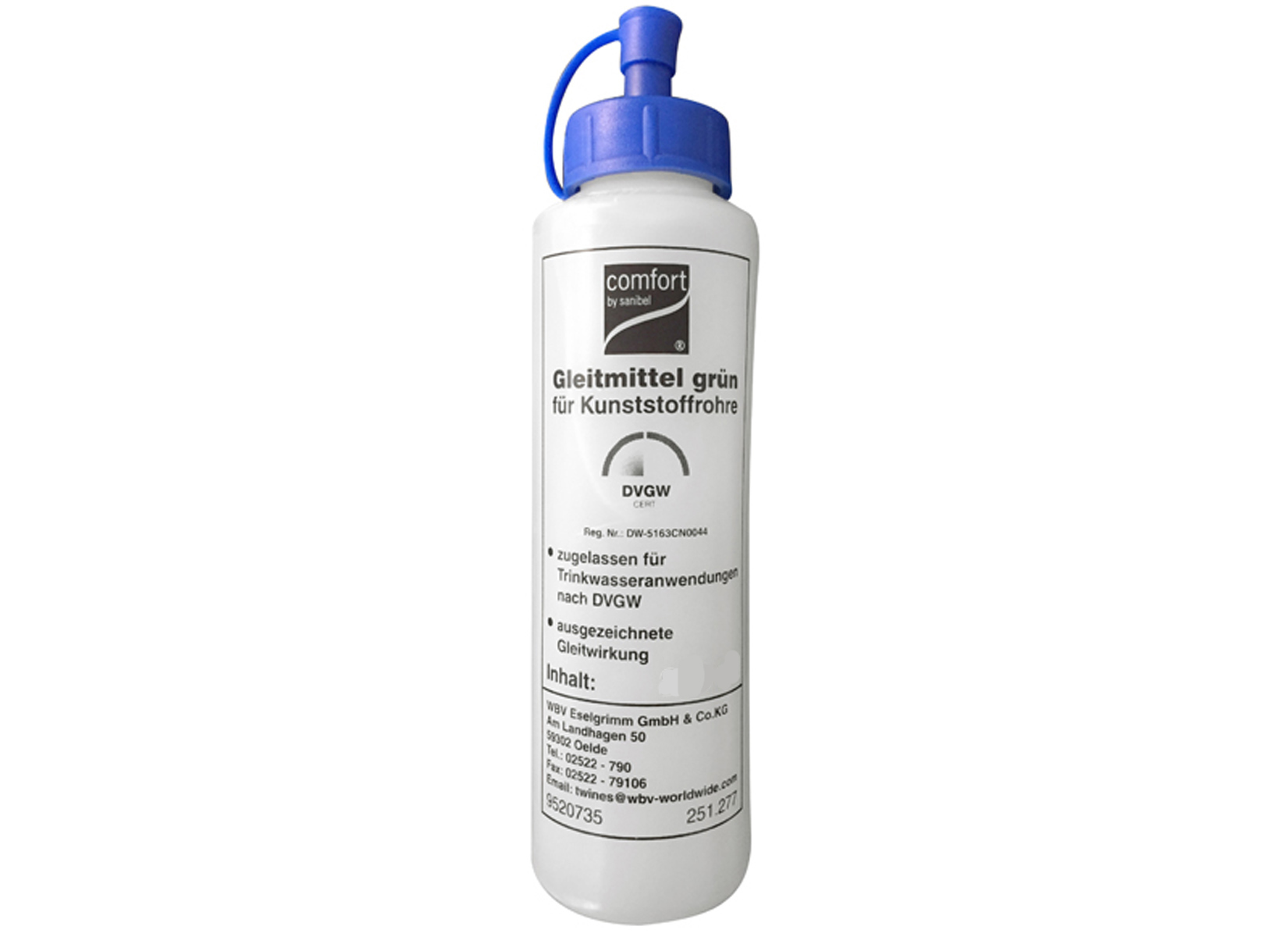 Gleitmittel Kunststoffrohr 500 ml PVC PE HT KG Abflussrohr Schmiermittel  DVGW