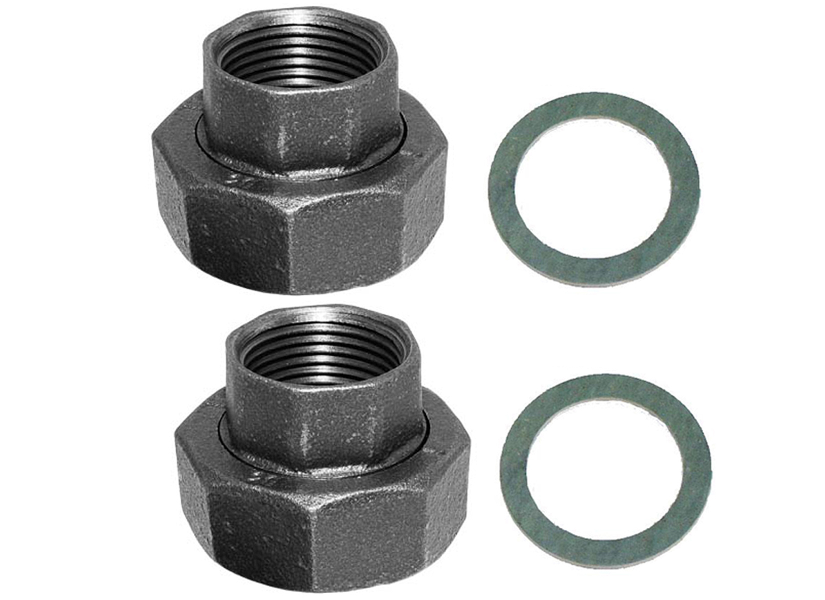 Pumpenverschraubung 2 St/ück f/ür Heizungspumpe 2 x 1 1//4 Umw/älzpumpe 32mm Pumpe